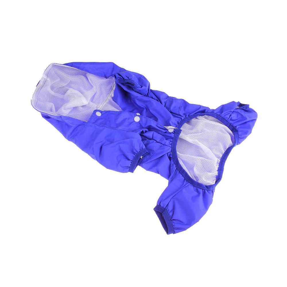 Dual-Layer Mesh Dog Raincoat with D-Ring - 3 Colors & 6 Sizes