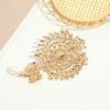 Fashion Teardrop Brooch Large Flower Bridal Brooch Party Banquet Wedding Pin Jewelry