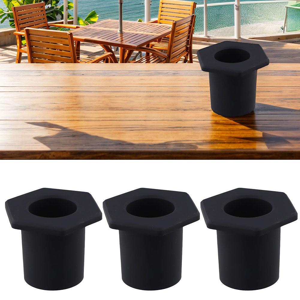 1pcs/3pcs Umbrella Ring For Patio Tables Outdoor Umbrella Hole Plugs Tool Silicone Table Umbrella Plug Accessory Umbrella Fixing