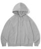 Filluminate Two-Way Essential Zip-Up Hoodie - Grey
