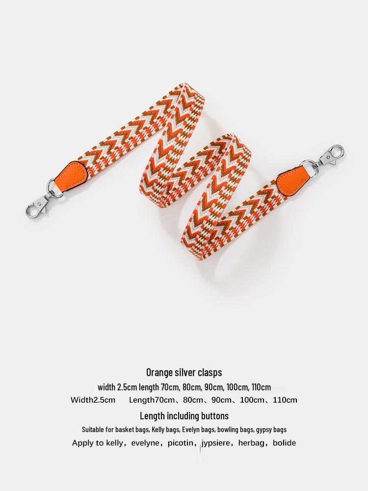 Fashion Cotton Webbing Strap for Kelly or Evelyn Crossbody Bags
