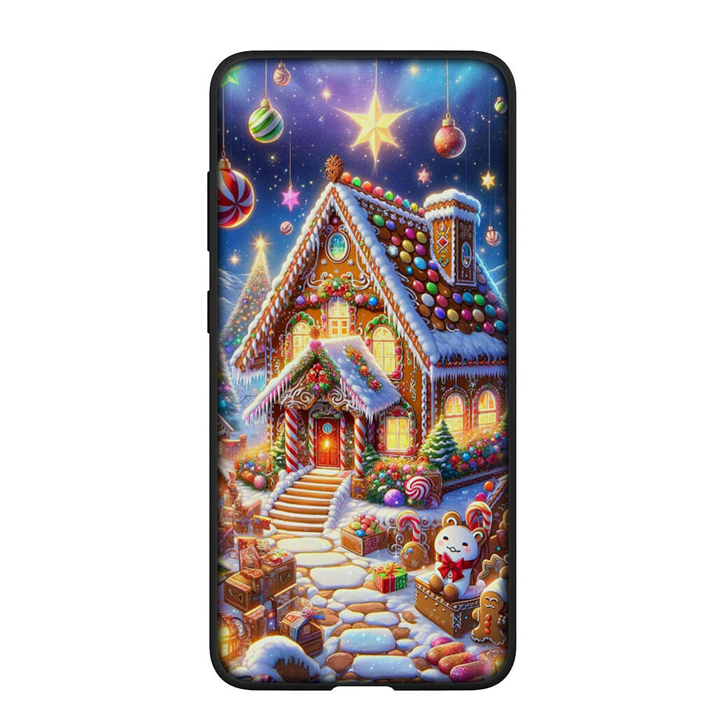 Phone Case for Samsung Galaxy S25 S23 S22 S24 Ultra FE A05 A06 A15 A16 A36 A37 A35 A54 A55 A56 A57 A25 A26 A53 A17 Snowman Merry Christmas Deer Cover