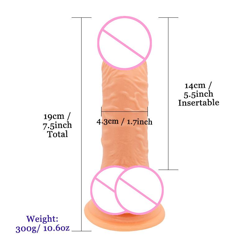 Realistic Dildo Bent Up Transparent Crystal Dildo G-Spot Female Dildo Erotica Anal Plugs