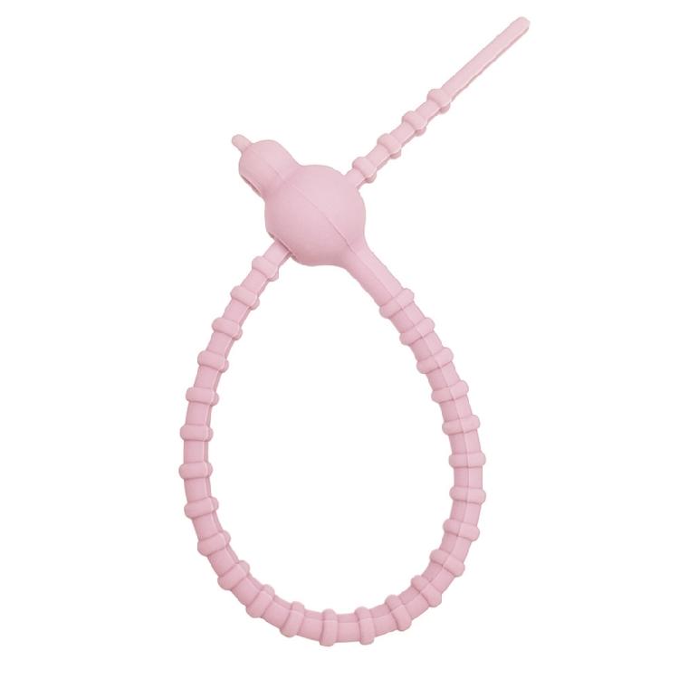 Pack of 5 Multipurpose Elastic Silicone Wire Ties Practical Cable Management Tie Reusable Rubber Cord Organizers