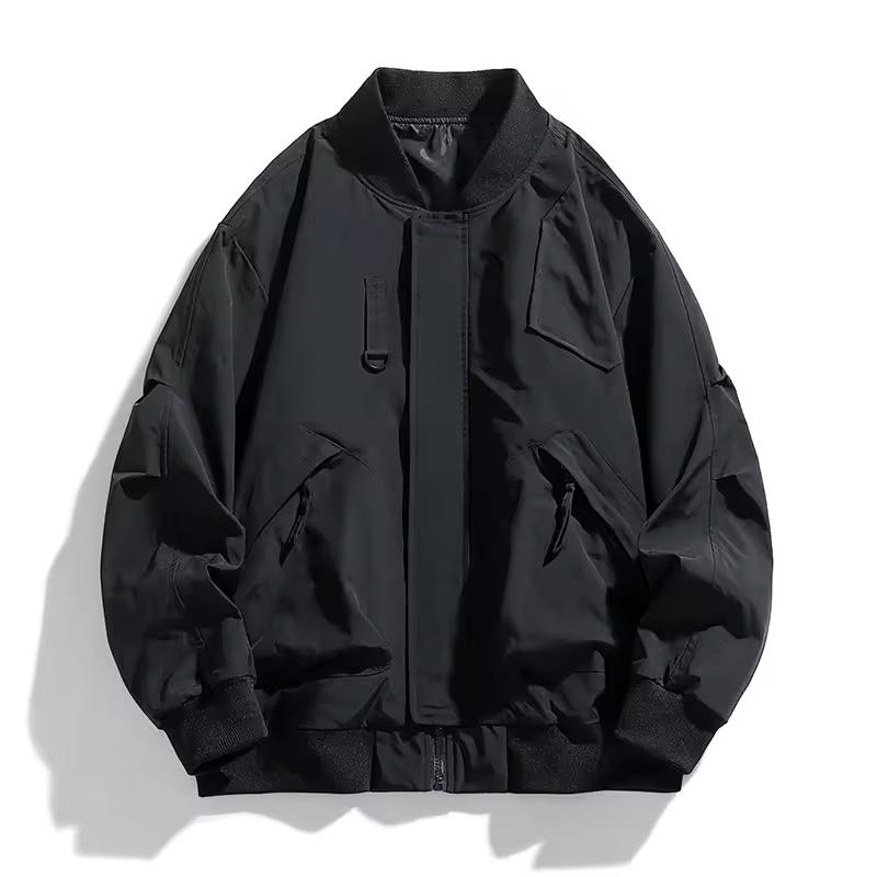 Men's Plus-Size Workwear Jacket for Spring and Fall: Casual Jacket for Young Men
