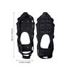 Schneeschuhe für Winterschuhe Wintergriff Gehgriff Traktionskrallen 24 Zähne für Outdoor-Enthusiasten Herren Damen Erwachsene Klettern