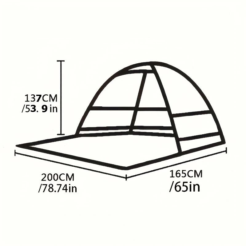 Beach Tent Sun Shelter Outdoor Sunshade Tent Fully Automatic 2-second Quick Account Opening Swith Carrying Bag and 6 Ground Pegs