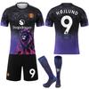 2526 Blue Purple Lion Pattern No. 17 Ganacho 16 Yadma Red Devils Special Commemorative Edition Football Suit Set