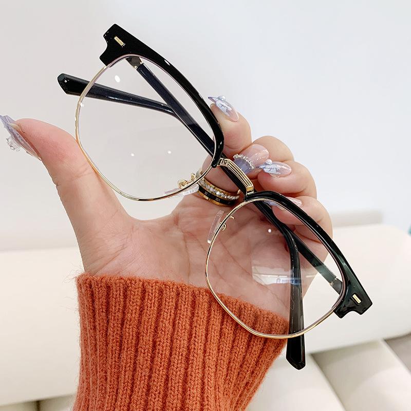 Transparent Computer Glasses Frame Women Men Anti Blue Light Round Eyewear Blocking Glasses Optical Spectacle Eyeglasses