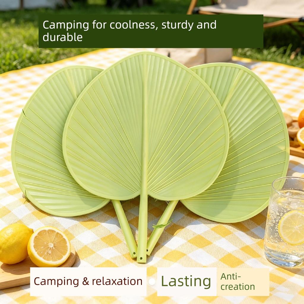 New Large Plastic Banana Leaf Fan for Summer, Durable Household Fan, Thickened and Enlarged Traditional Portable Hand Fan