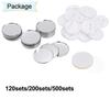 120/200/500 Sets Blank Badge Pin Button Maker Parts Material Supplies 25mm 32mm 37mm 44mm 50mm 58mm 75mm DIY Buttons Making
