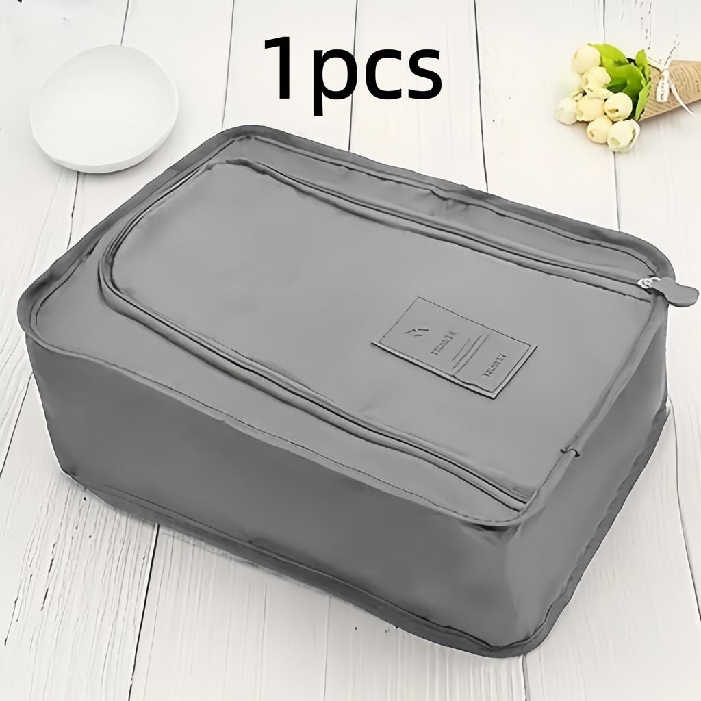 Portable Waterproof Sports Shoe Bag Foldable Nylon Shoe Box For Travel Organizational Storage Moistureproof Dustproof Shoe Bag