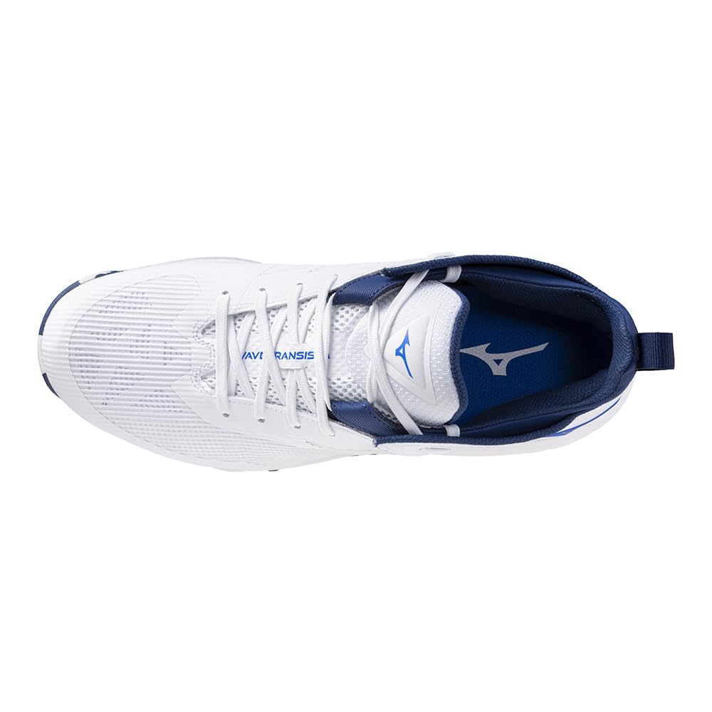 Basketballschuhe Wave Transistor Bash Basketball Indoor Club Aktivitäten Weiß x Blau cm [Mizuno] 27.5 2.5E