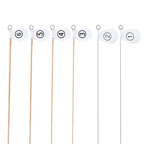 Totority 6-Piece Guitar String Set, Folk Guitar Strings, Metal Guitar Strings, Acoustic Guitar Strings, Folk Guitar Strings, DIY Guitar Strings