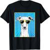 Italian Greyhound Portrait Pop Art Dog with Sunglasses Men Women Kids T-Shirt