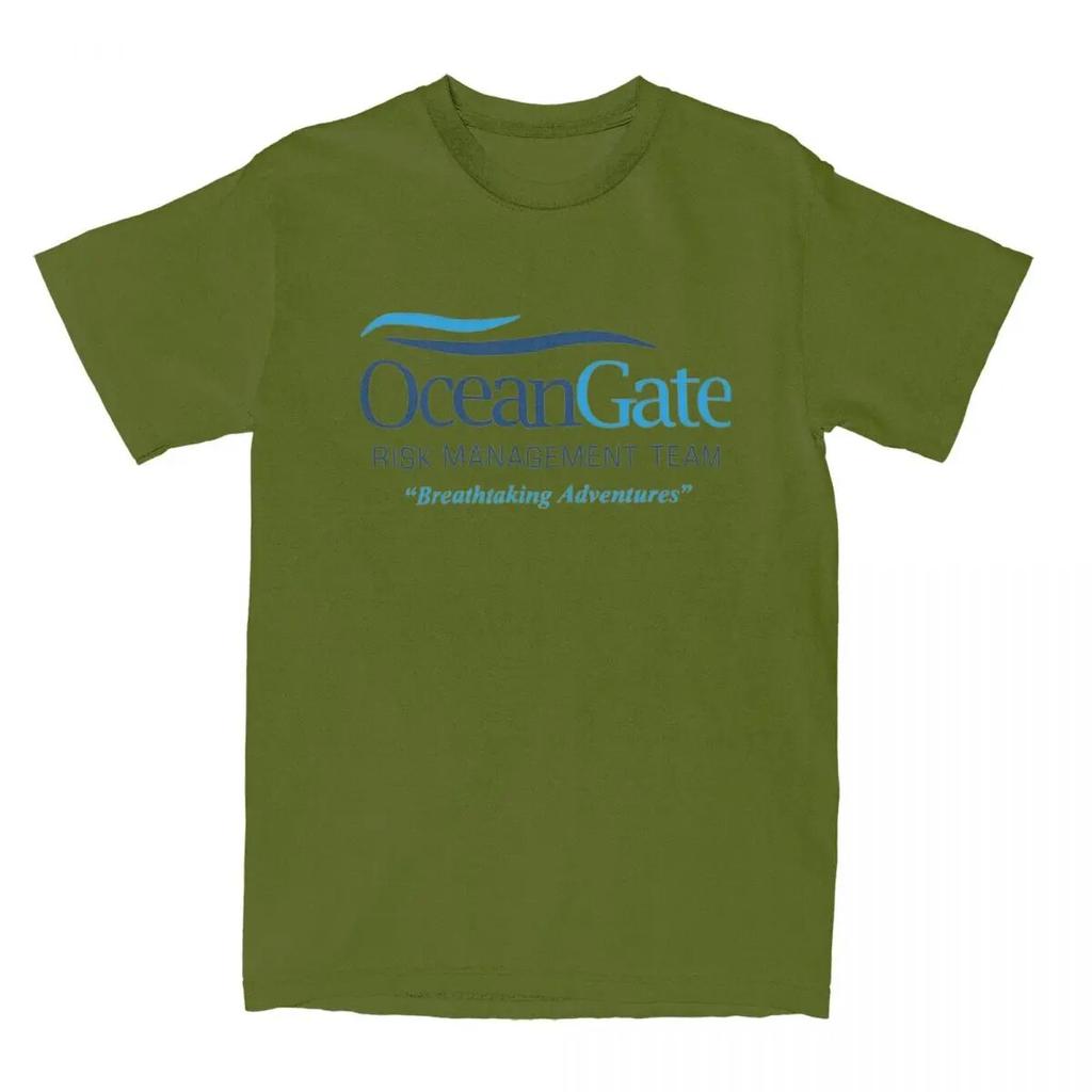 Funny OceanGate Risk Unisexagement Breathtaking Adventures T-Shirt Unisex Women Round Neck Cotton Tees Graphic Clothing