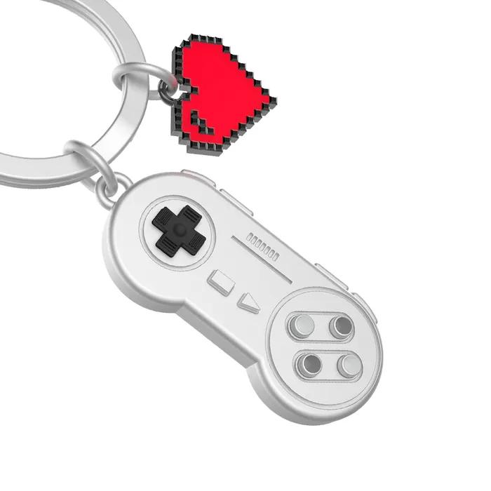 Belgian Metal Keyring - Game Console