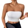 Damen Einfarbiger Alltäglicher Casual BH, Stoßfester und Anti-Hänge-BH, Ohne Stahlbügel, Damen Brustwickel, Geeignet zum Tragen zu jeder Jahreszeit