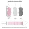 1/2/4PCS Soft Sponge Body Scrubber Bath Exfoliating Scrub Sponge Shower Brush Body Skin Cleaner Dead Skin Remover Exfoliante
