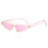 Sunglasses, Cat'S Eye Plain Sunglasses, Women'S Glasses, Trendy Retro Men'S Triangle Personality, Middling Ins