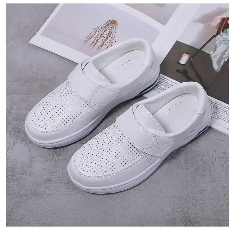 Fashion Sneakers Woman Nurse Clogs Shoes - Nursing Women Summer Shoe Female Health Work Flat Walking Soft Non Slip Hospital Nurse
