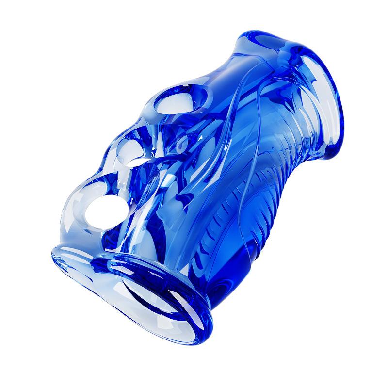 Masturbator pentru bărbați Manșon pentru penis Jucărie pentru muie pentru mărirea penisului pentru bărbați Manșon pentru penis cu capete deschise cu vagin texturat pentru Jucărie pentru muie masculină Masturbare