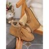 Lace-up Fleece Snow Boots 2025 Winter New Plus-size Warm Cotton Shoes for Women