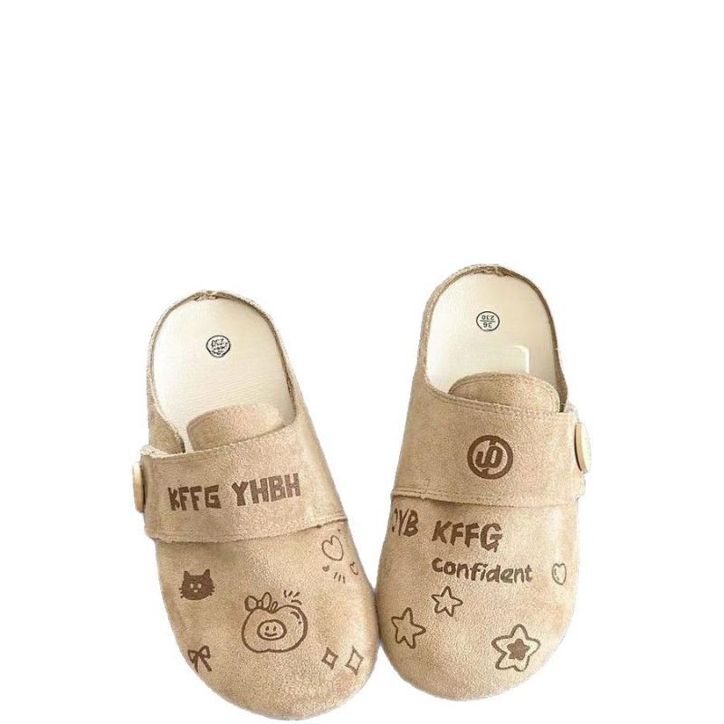 One-pedal women's summer versatile new models with skirts Baotou half slippers lazy shoes sandals