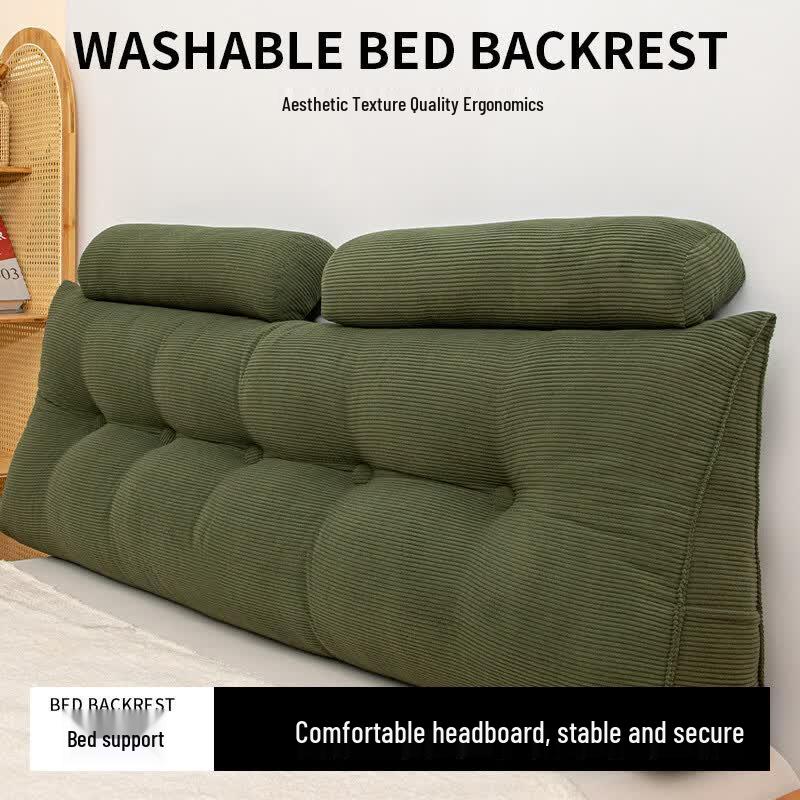 Fumaiide Corduroy Bedside Backrest Cushion Set