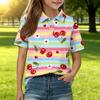 Kids Casual Short Sleeve T-Shirt with Print for Everyday Wear