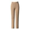Damen High-Waist Stretch Baguettehose: Baumwollmischung Straight-Leg Zigarettenhose, Frühling 2025 Freizeitkleidung für Mütter mittleren Alters.