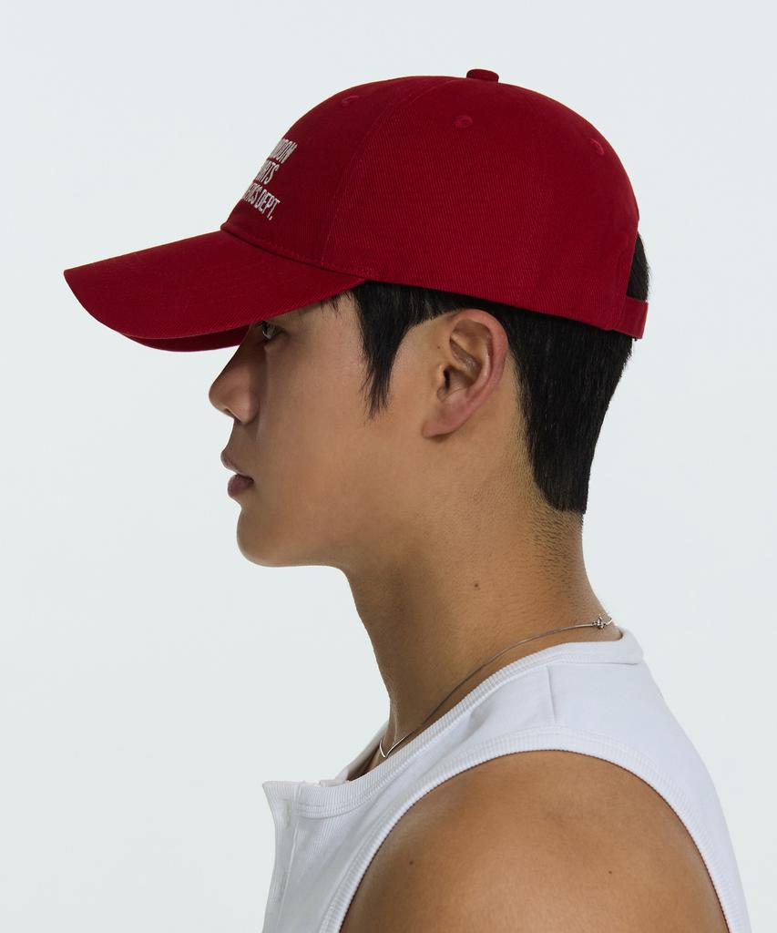 Michikoleondeonseupocheu Lsa Logo Cotton Ball Cap Red