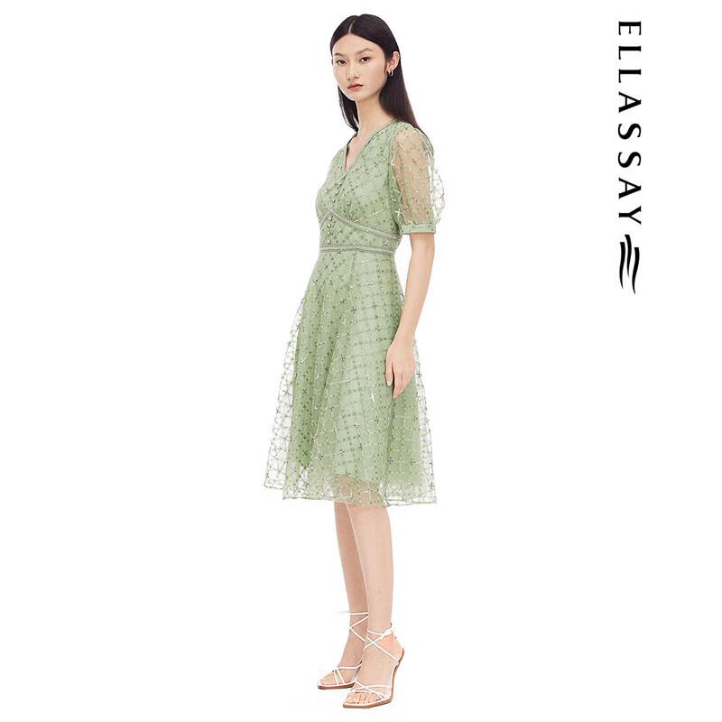ELLASSAY French Sweet High-End Dress EWE332Y03300