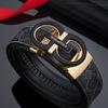Belt, Men's Premium PVC Belt, Men's Alloy Business Automatic Buckle