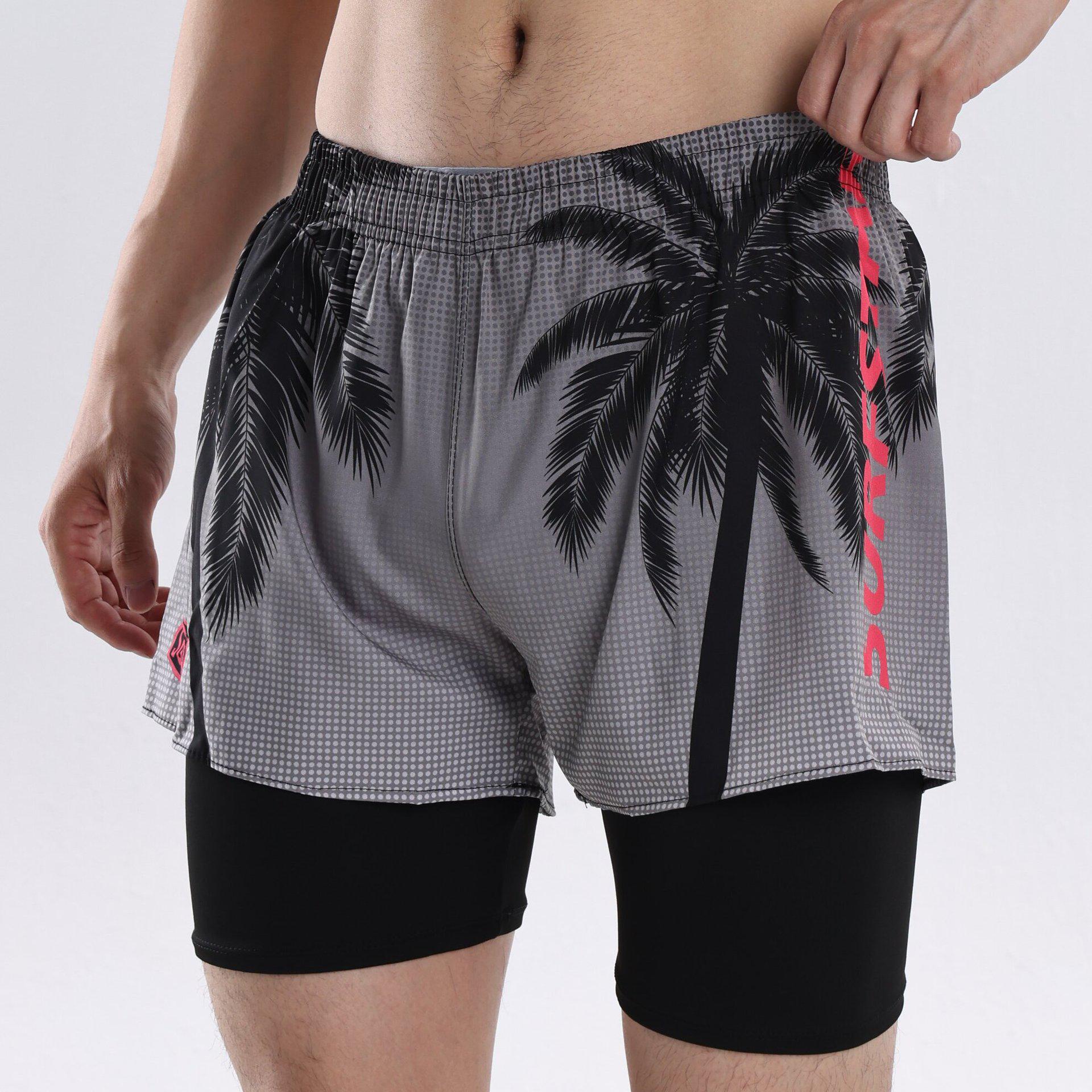 

Men s Quick-Dry Double-Layer Swim Trunks: Anti-Embarrassment, Breathable Beach Shorts for Sports & Fitness 3XL 75-88 kg