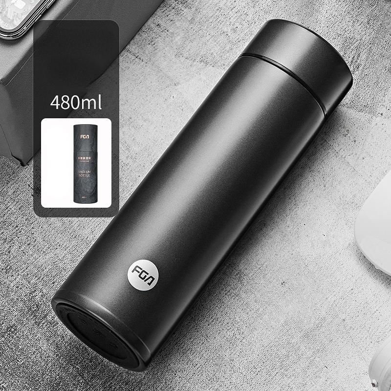 

Интеллектуальный термос, 480 мл, термосы, портативный термос из нержавеющей стали, бутылка для воды, дорожная чайная кружка, офисный термос 480ML серый