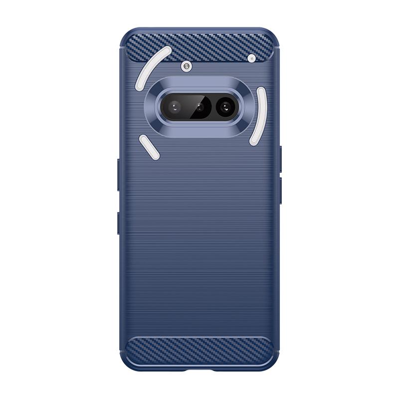 For Nothing Phone 3A Case Cover Nothing Phone 3A Capa Bumper Shockproof Carbon Fiber Soft TPU Cover For Nothing Phone 3A Funda