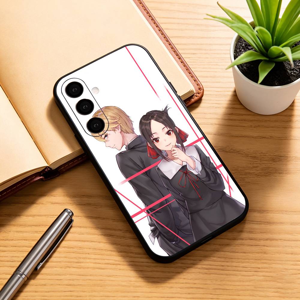 Love Is War K-Kaguya  Phone Case For Samsung Galaxy A73,A72,A71,A70,A53,A52,A51,Soft Silicone Black Cover