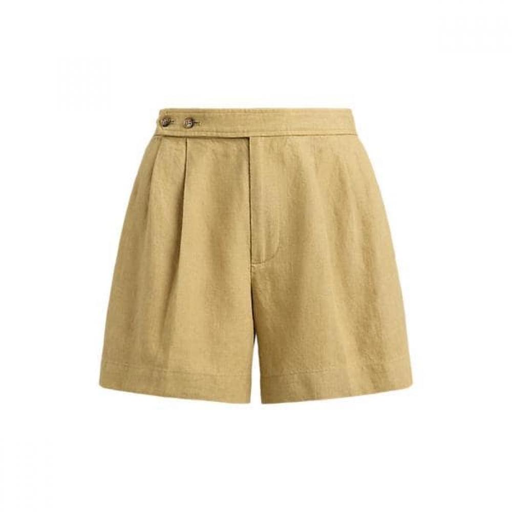 Polo Ralph Lauren Women S Delave Linen Pleated Short wmpoShondl20117260 0