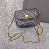 Premium Texture Rhombus Chain Small Bag Women'S Tide Versatile Single Shoulder Crossbody Fashion Small Square Bag