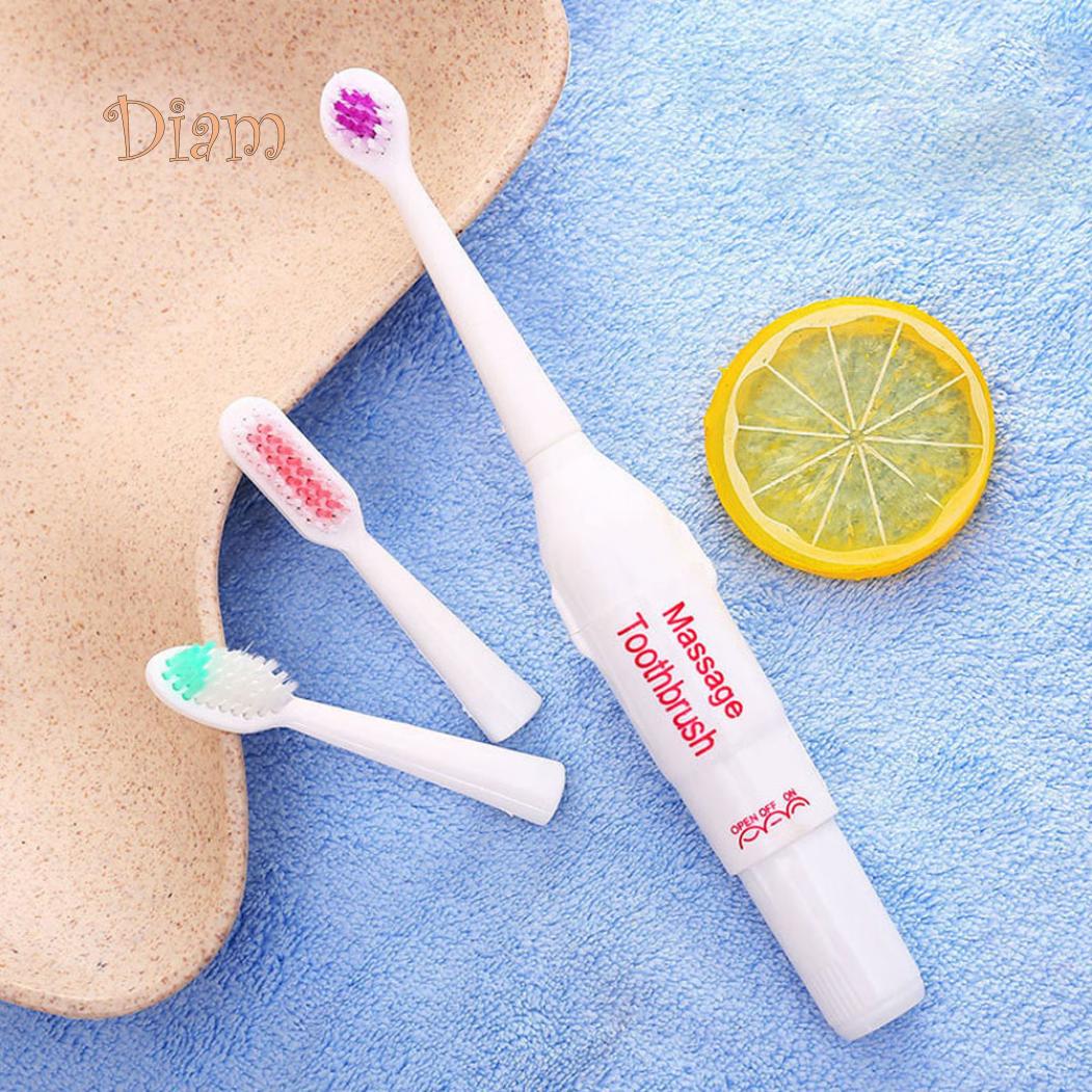 

Вращающаяся зубная щетка HOHO с 3 насадками Гигиена полости рта Здоровье