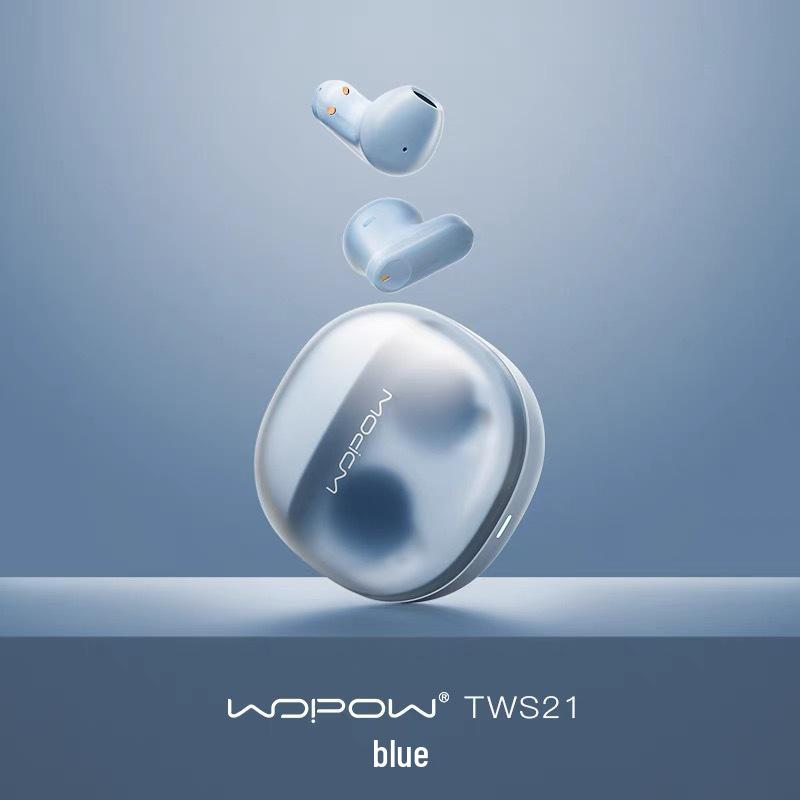 WOPOW 5.4 Bluetooth Wireless Semi-In-Ear Earphones, 2025 Model for Men and Women