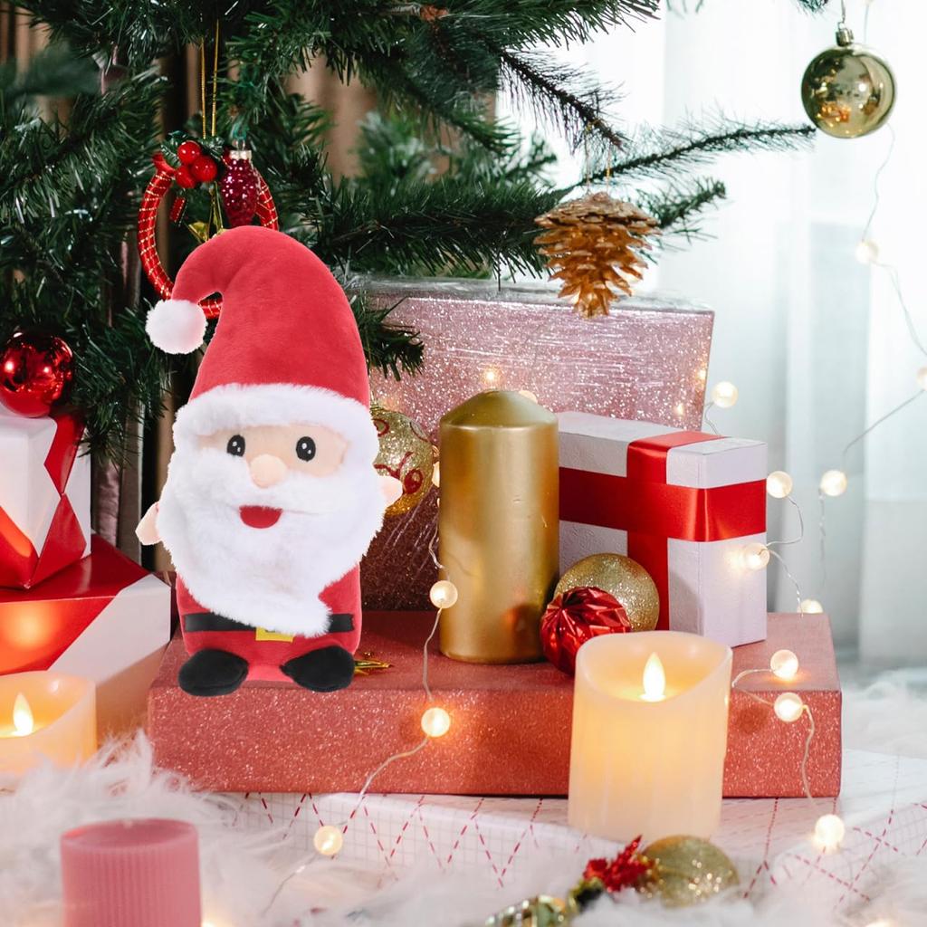 POPETPOP Christmas Santa Claus Shape, Creative, 22cm, Animal Shape, Cartoon, Pacify (Red)