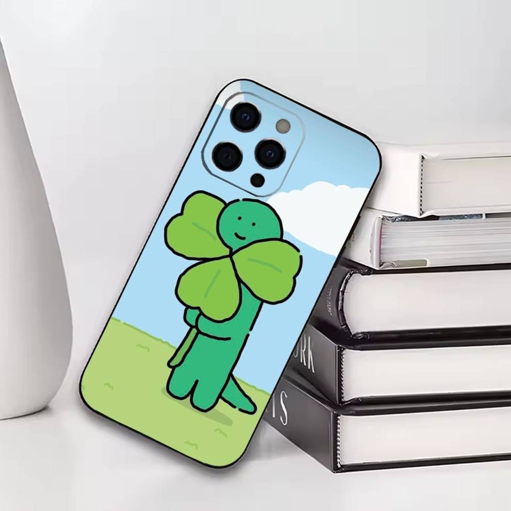 

Cute Cartoon Dinosaur Phone Case For iPhone17,16,15,14,13,12,11 Plus,Pro Soft Silicone Black Cover iPhone17