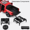 1:32 Mammoth RAM Alloy Miniature Model Diecast Pickup Toys with Sound Light Pull Back Doors Opened Metal Vehice for Boy Toy Gift