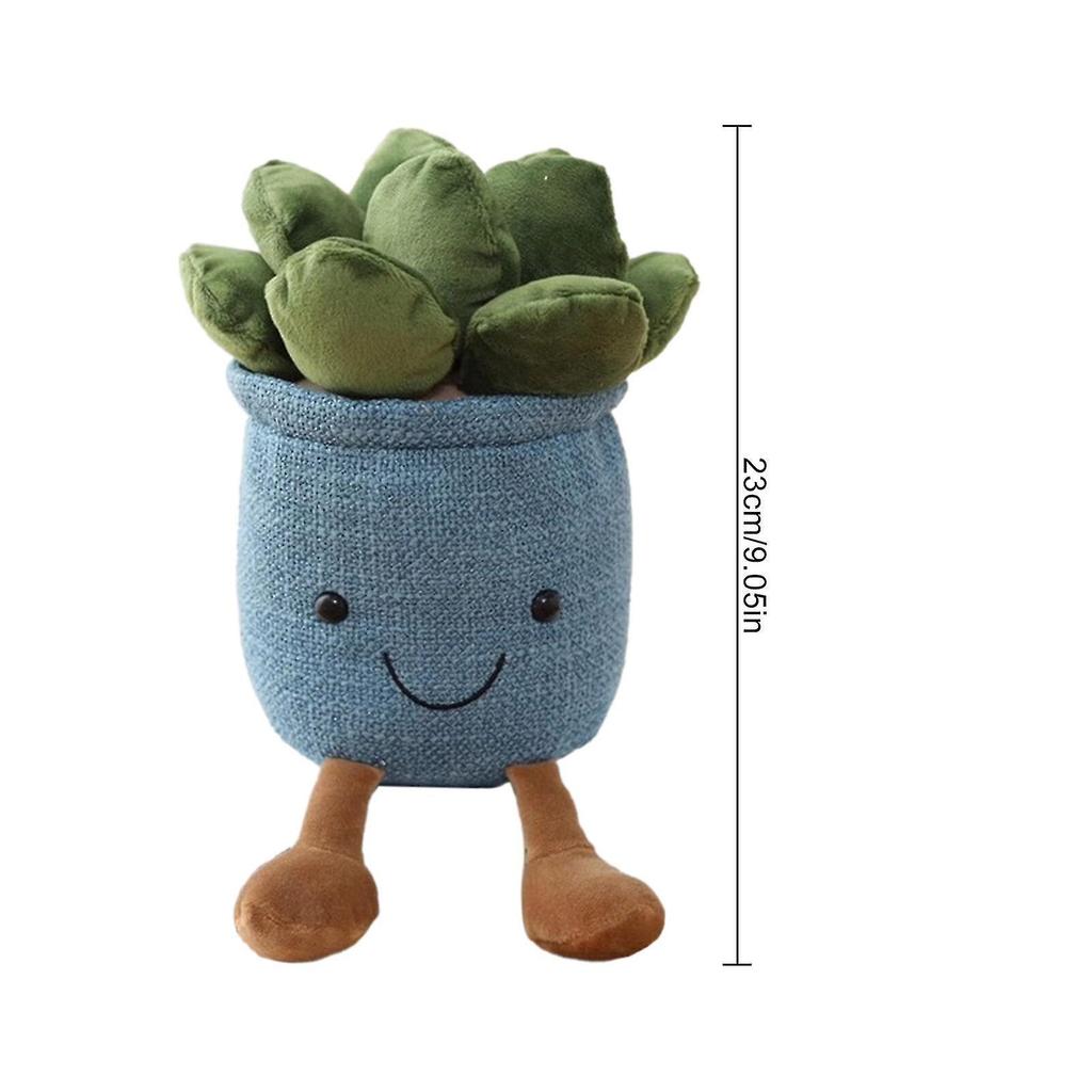 Succulents Plush Toy Pillow Decoration Plant Gift For Kids Flower Tulip Cactus 9.8''