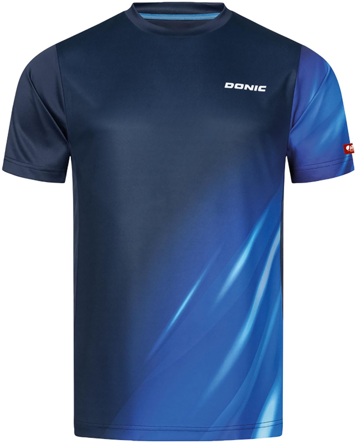 

Donic Drop Shirt, J.T.T.A.A. (Japan Table Tennis Association) Approved, GL156, Navy x Blue, Large