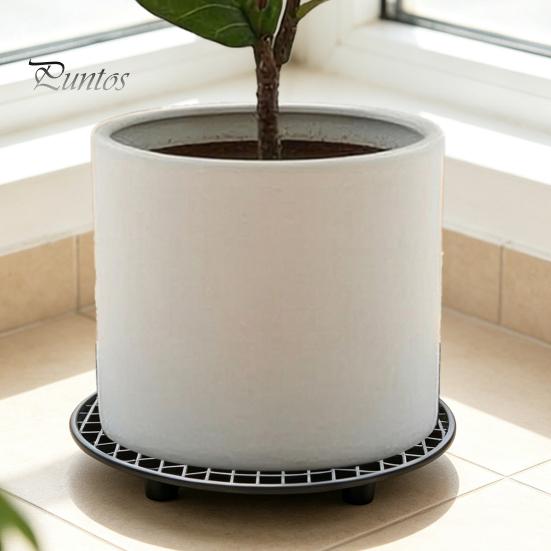 Non Scratch Pot Stands 6Pcs Plant Risers, 8 Inch Round Plastic Durable Risers Elevator Stands, Feet for Indoor Outdoor Flower Pots Tabletop