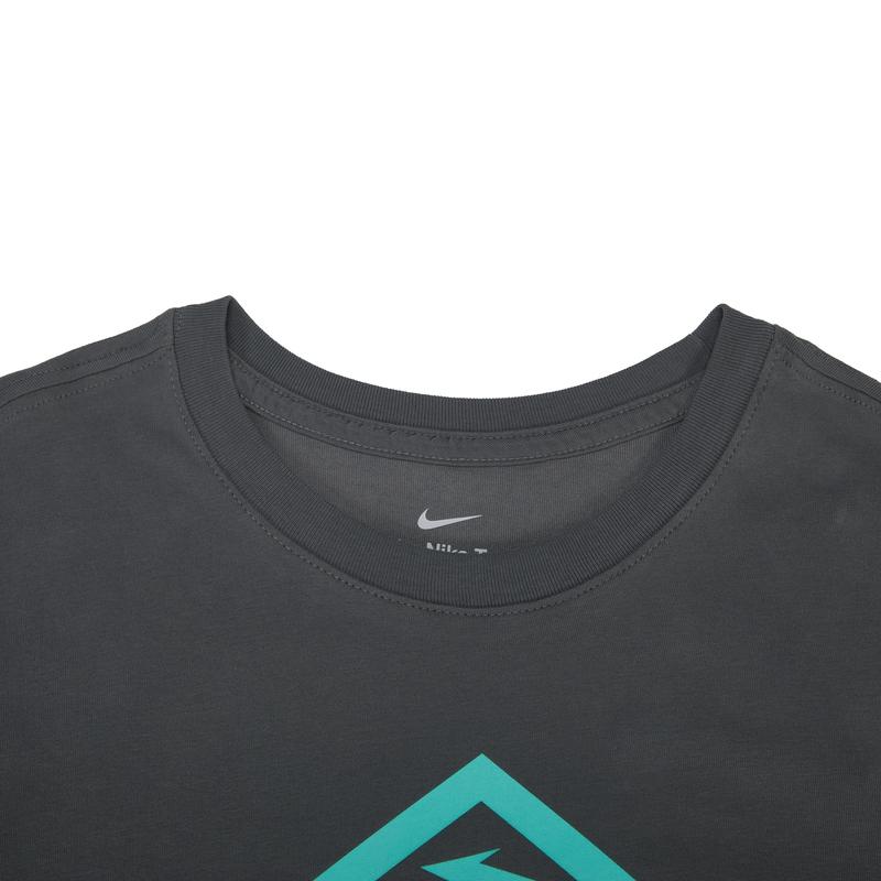 Nike Patterned Breathable Sports Short-Sleeve T-Shirt Men tops Dark-Grey CZ9804-084