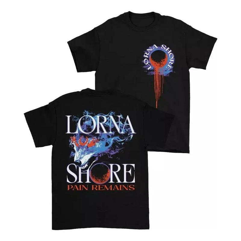 Camiseta Negra Unisex Lorna Shore Band S-4xl Para Hombre, Ca S